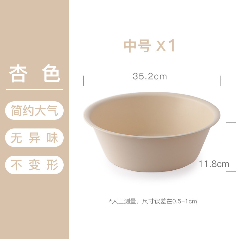 Thickened Basin Daily Necessities Department Store Household Multi-Functional Laundry Washbasin Large Plastic Basin Simple Washbasin Wholesale