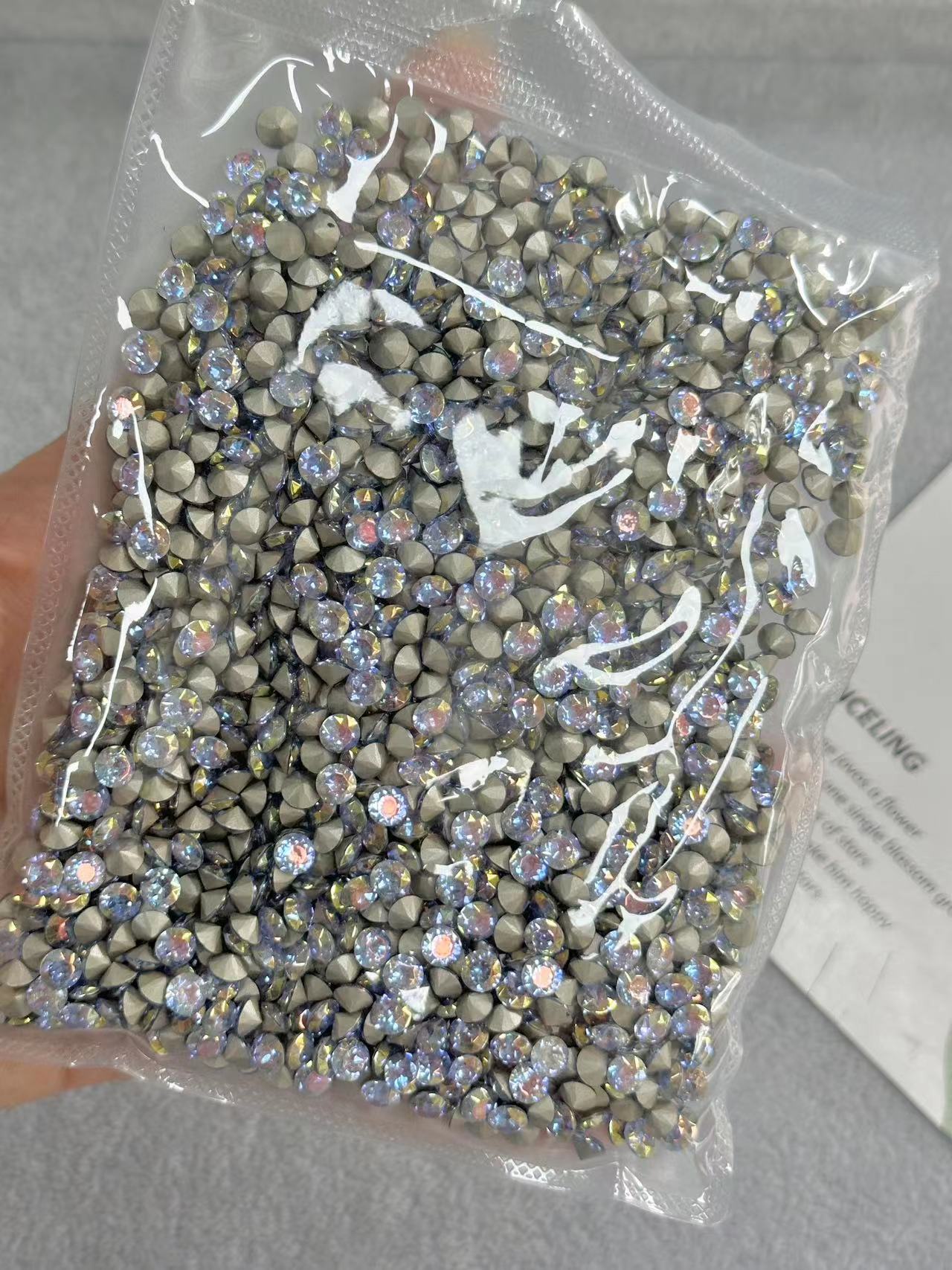 5mm Shiyue Surface 33 Cut Brushed Flashing Color Plated Coating Nail Beauty Rhinestone Ornaments Shoes and Clothing Coat and Cap Bag Jewelry Accessories