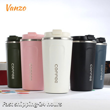 New Double-layer Vacuum Stainless Steel Portable Coffee Cup