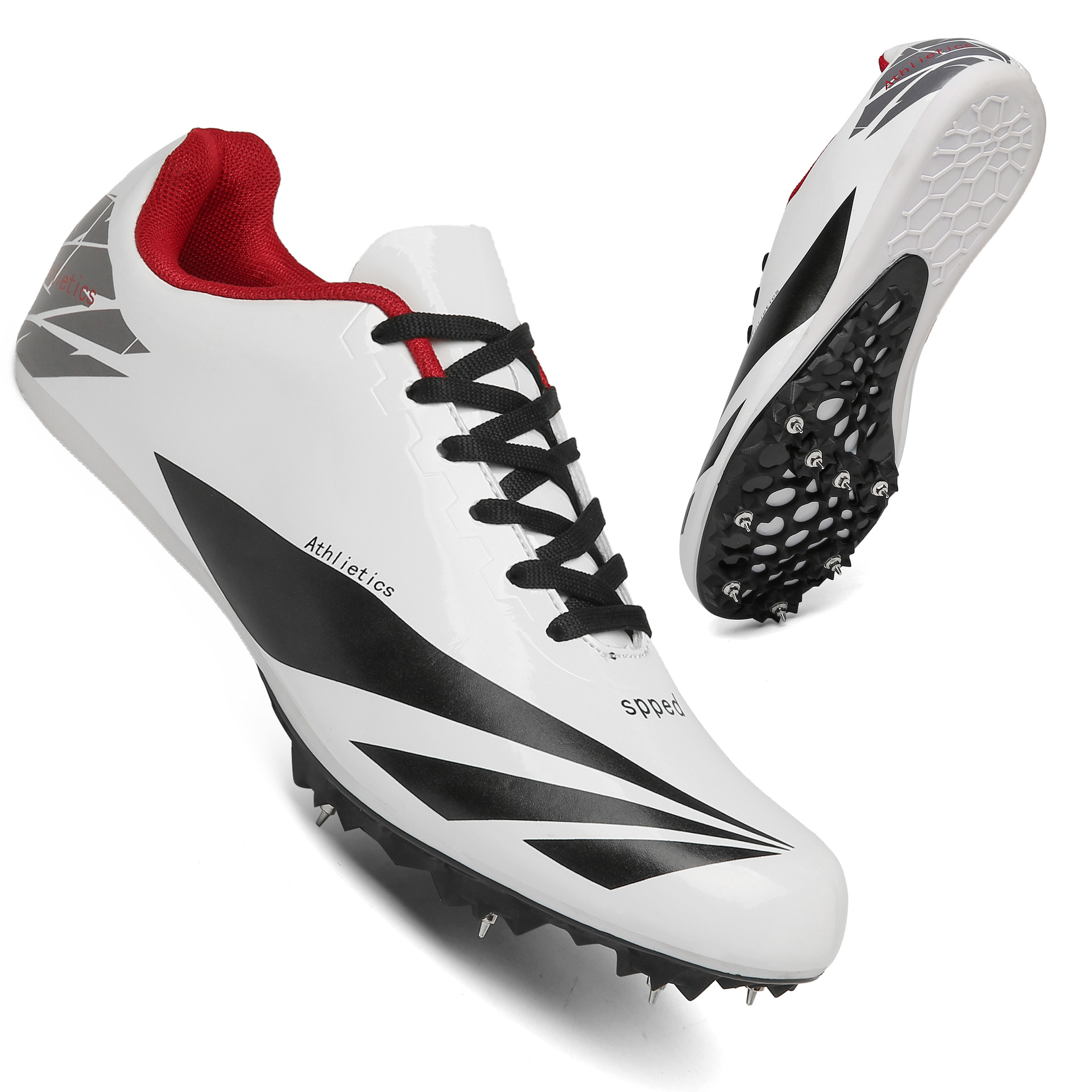 钉鞋田径竞速男女专业八钉钉子鞋长短跑比赛训练学生体育生跑步鞋