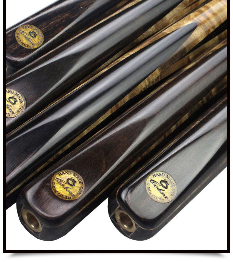 奥秘眼镜蛇台球杆小头手工杆斯诺克中式八球美式黑八8分体桌球杆