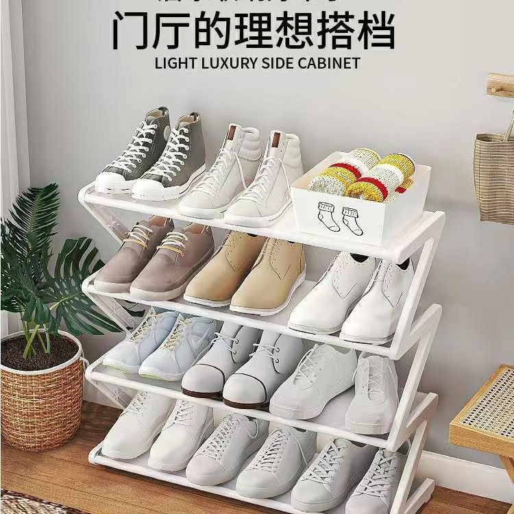 Factory Wholesale New Simple Shoe Rack Multi-Functional Shoe Cabinet Dustproof Home Dormitory Door Shoe Storage Fantastic