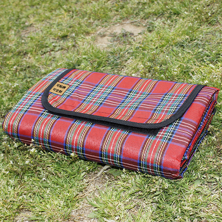 Portable Picnic Mat Thick Waterproof Moisture-Proof Camping Moisture-Proof Outdoor Beach Logo Picnic Mat Outdoor