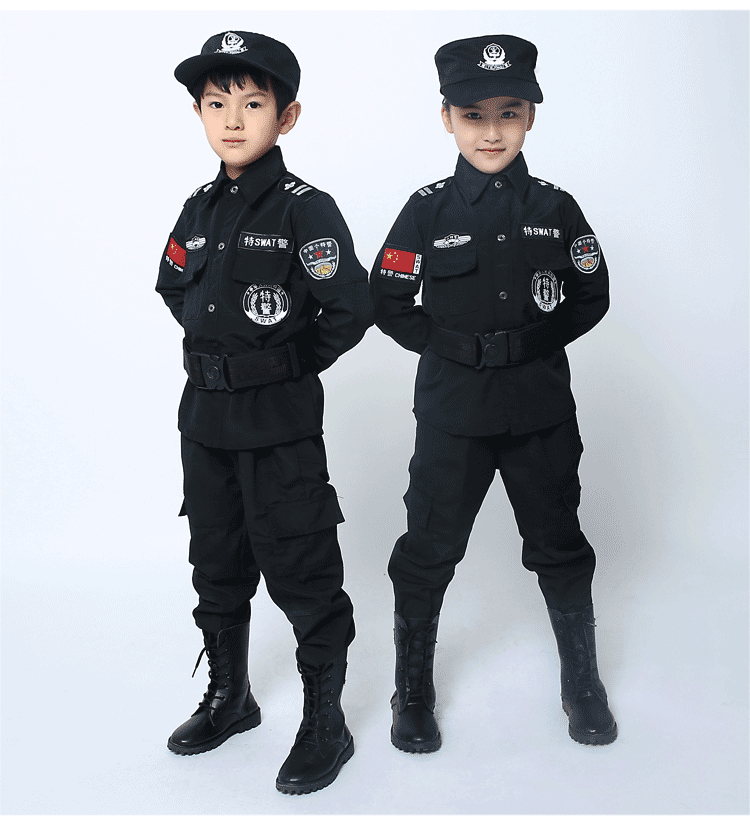 儿童警察服套装警服特种兵玩具警装备全套服装小军装男孩特警衣服