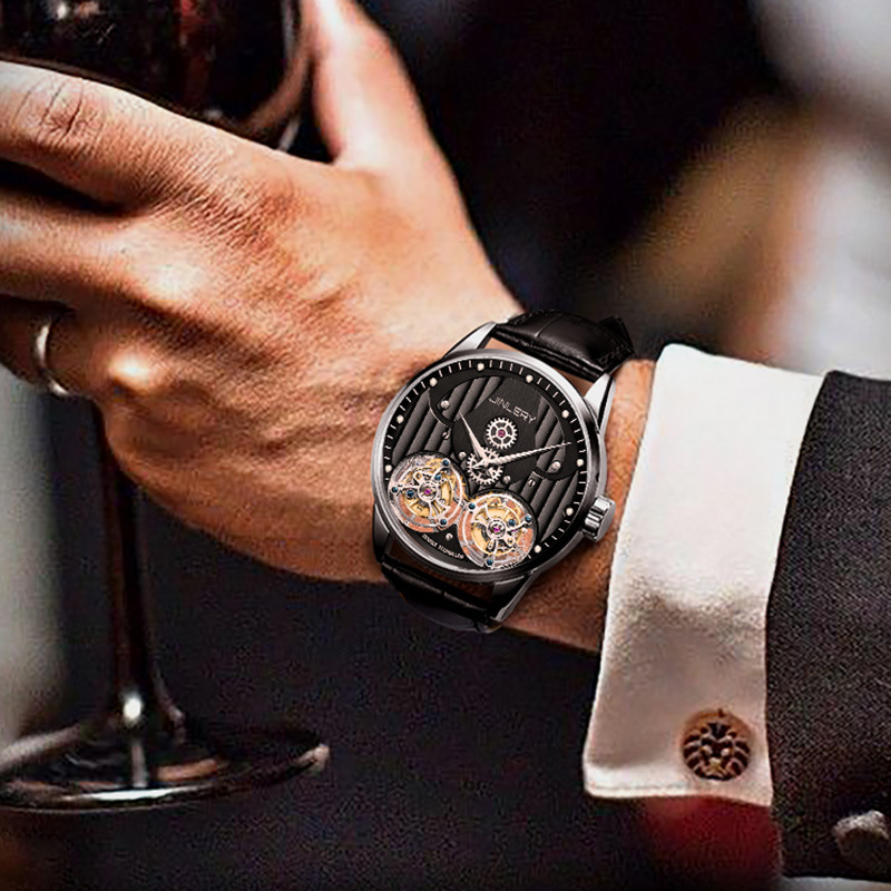 精利绿水鬼手表情侣款粉水鬼手表一件代发机械表防水爆款网红手表