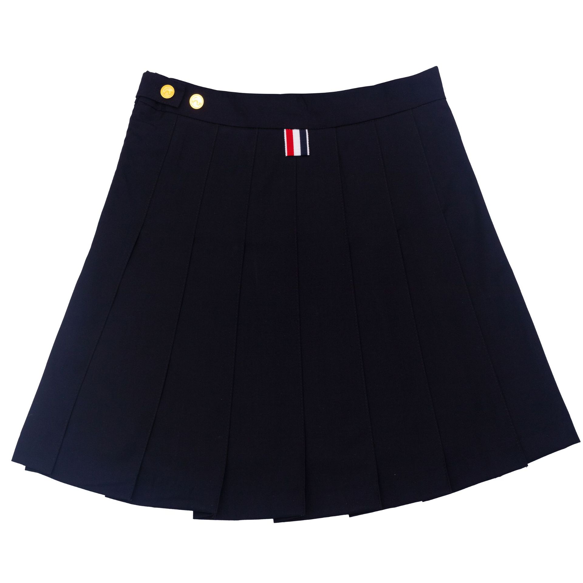 tb短裙百褶裙女包臀a字包臀纯色中高腰短款灰色拼接女士裙子春夏