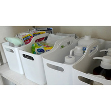 日本进口洗澡手提篮带手柄软质塑料收纳篮杂物收纳浴室筐买菜篮