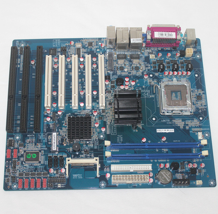 全新威强imba-g412isa工控主板可扩展5pci 3isa槽双网口6串口