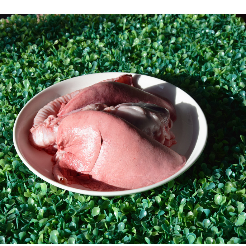 生鲜羊心肺冷冻 羔羊心肺1kg羊杂汤羊下水羊肉汤餐饮酒店食材批发