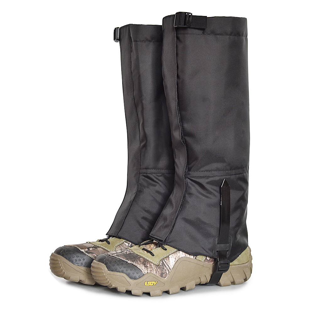 户外防水雪套牛津布登山雪地沙漠防沙套徒步防潮护腿套滑雪护脚套