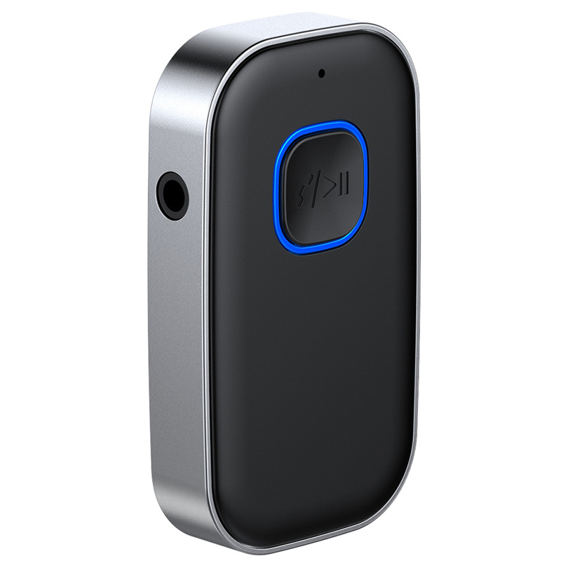 跨境批发车载蓝牙接收器内置麦免提通话自动连接无损音质即插即用