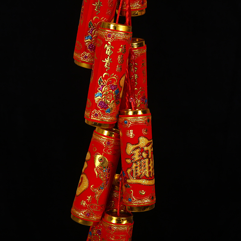 音效小号2响新款仿真电子鞭炮遥控带响爆竹乔迁结婚礼花礼炮批发