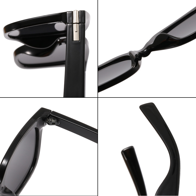 Trend Square Box Sunglasses UV400 Outdoor Driving Pilot Sunglasses Men and Women Same Style Wholesale