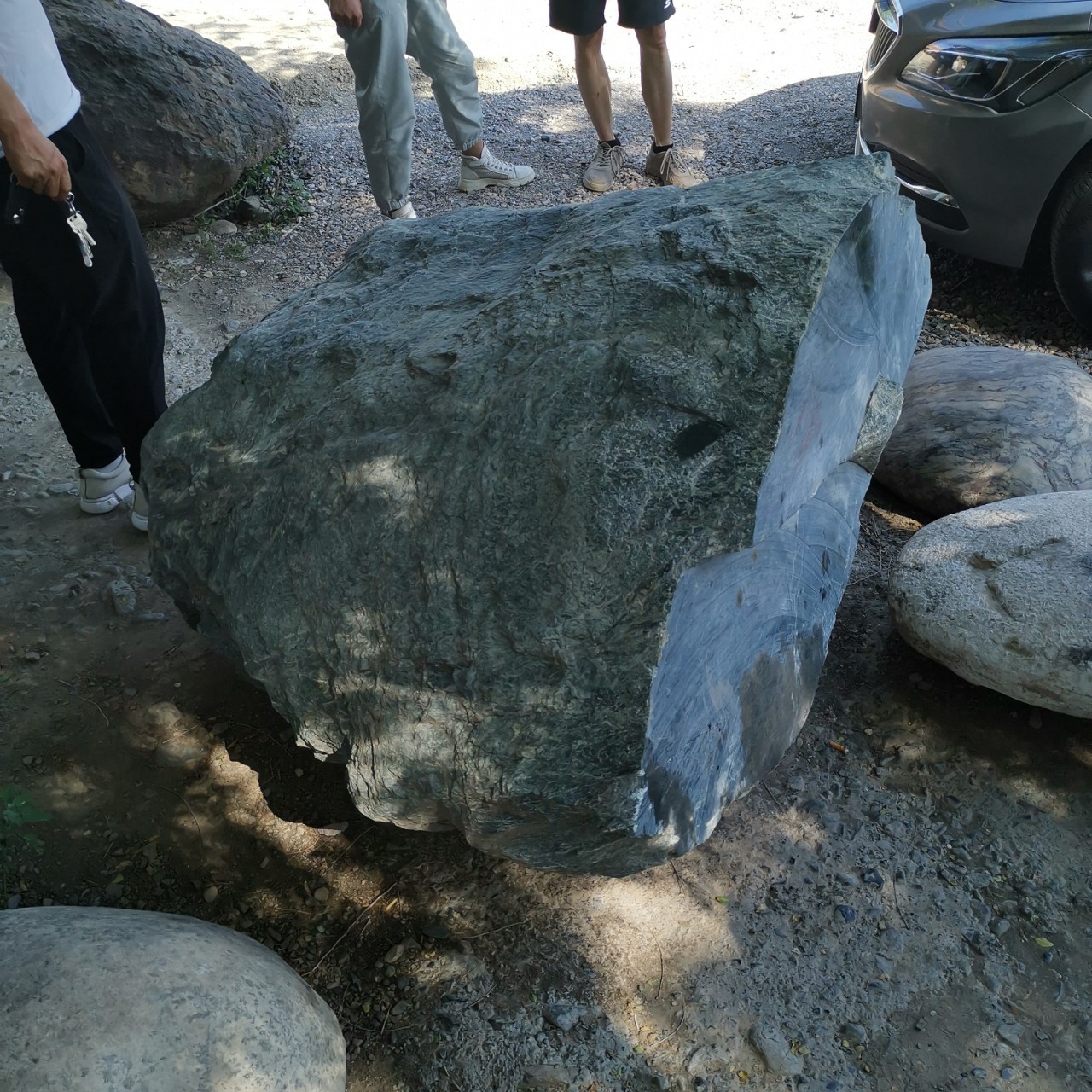 和田玛纳斯碧玉原石玉质温润细腻结构均匀厂家批发 可复检 带证书