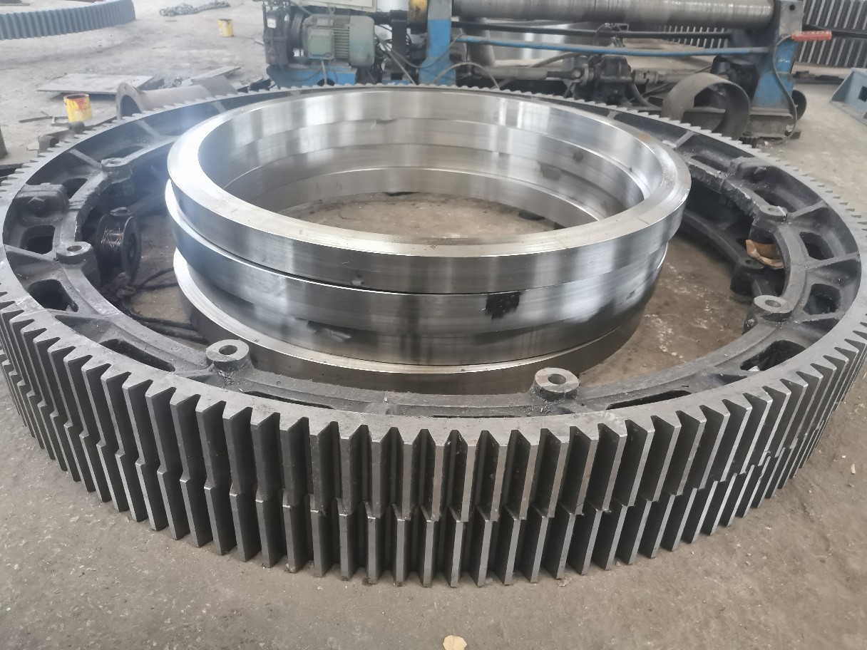 1.8米2.2米回转窑大齿轮,烘干机轮带配件,干燥机托轮厂家价格