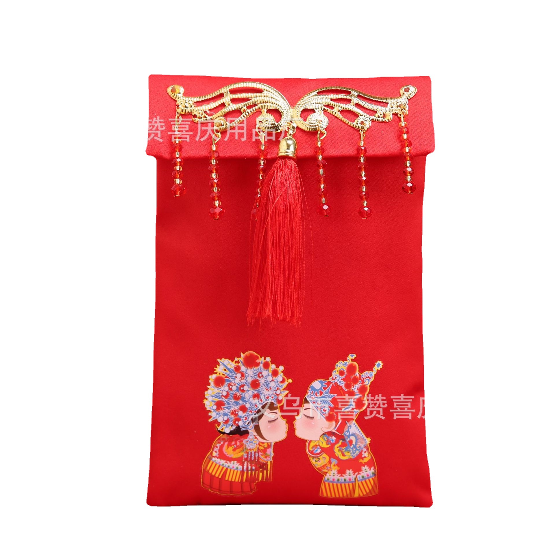Wedding Modified Fabric Chinese Red Envelope Wedding Gift Gift Gift Seal Large Ten Thousand Yuan Creative Personality Red Envelope Large