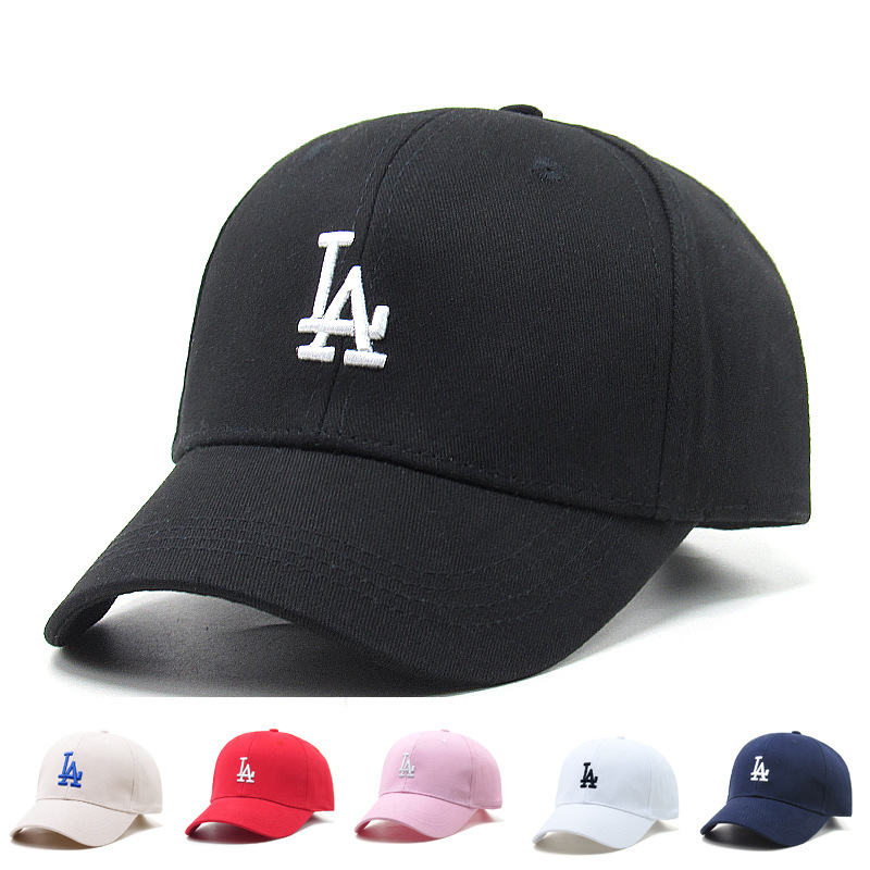 新款跨境外贸mlb时尚休闲棒球帽小la刺绣纯棉鸭舌帽遮阳帽子男女