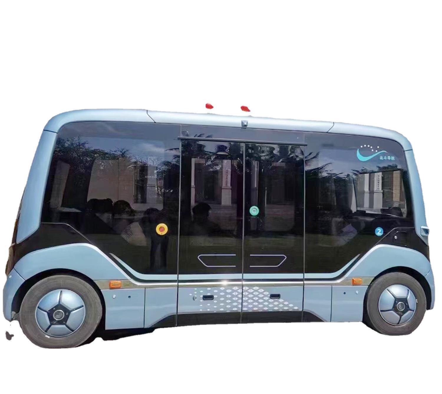 无人驾驶观光车游客接待车旅游观光代表车全封闭电瓶观光车