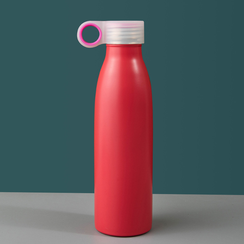 Minimalist Design Thermos Cup Female Cute Simple and Portable Small Stainless Steel Insulation Vacuum Cup Milk Bottle Thermos Cup