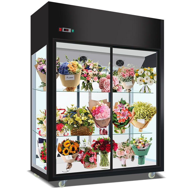 鲜花柜网红冷藏保鲜柜花束展示柜鲜花商用保鲜柜风冷花店冰柜立式