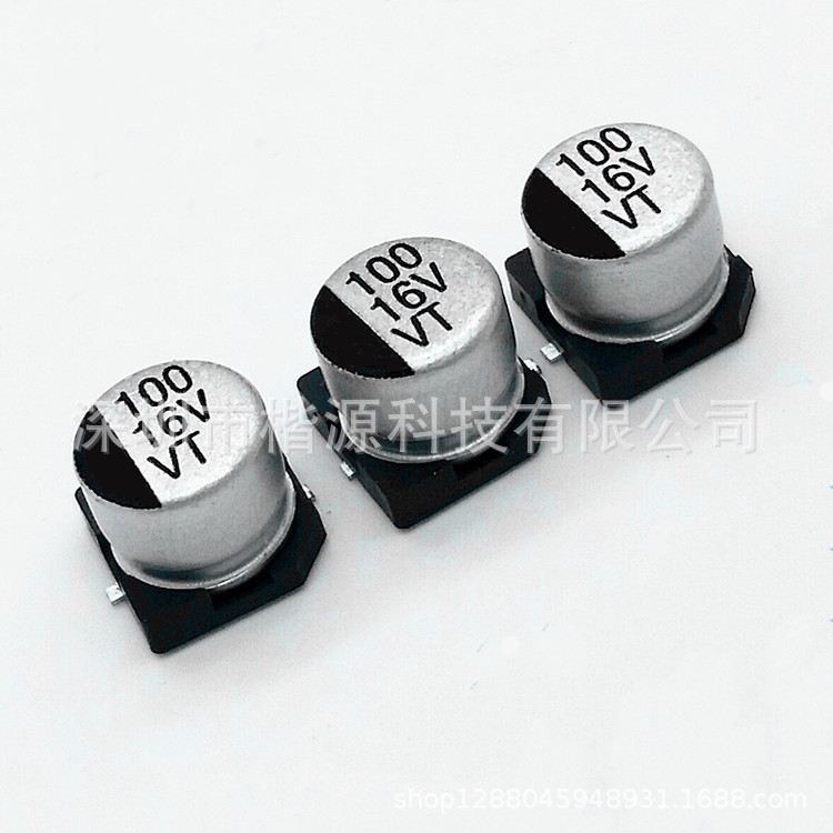 贴片铝电解电容器100uf 16v 6x5mm smd 6.3*5 .4mm 1k/盘-阿里巴巴