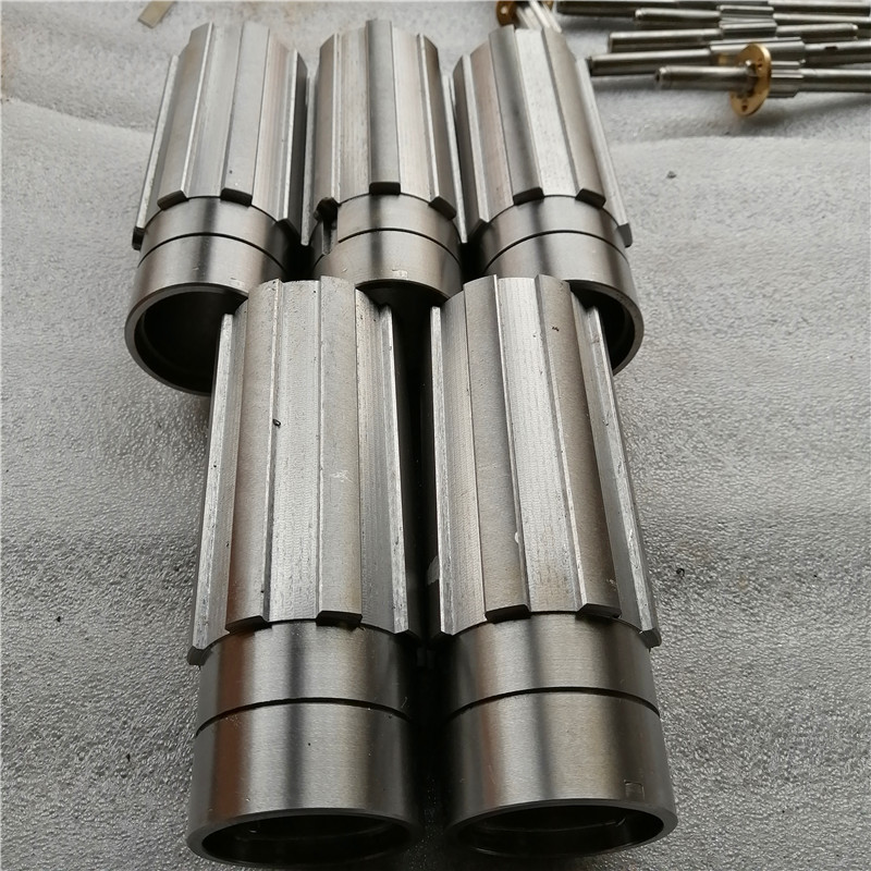 厂家加工定制矩形花键轴花键套传动轴支持打样一件起做质量保证