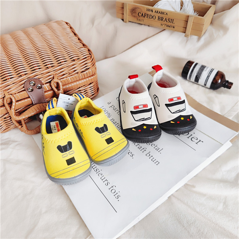 Export Daily Order Spring and Autumn Baby Soft-Soled Toddler Shoes Children Stretch Sock Shoes Kindergarten Boys and Girls Shoes