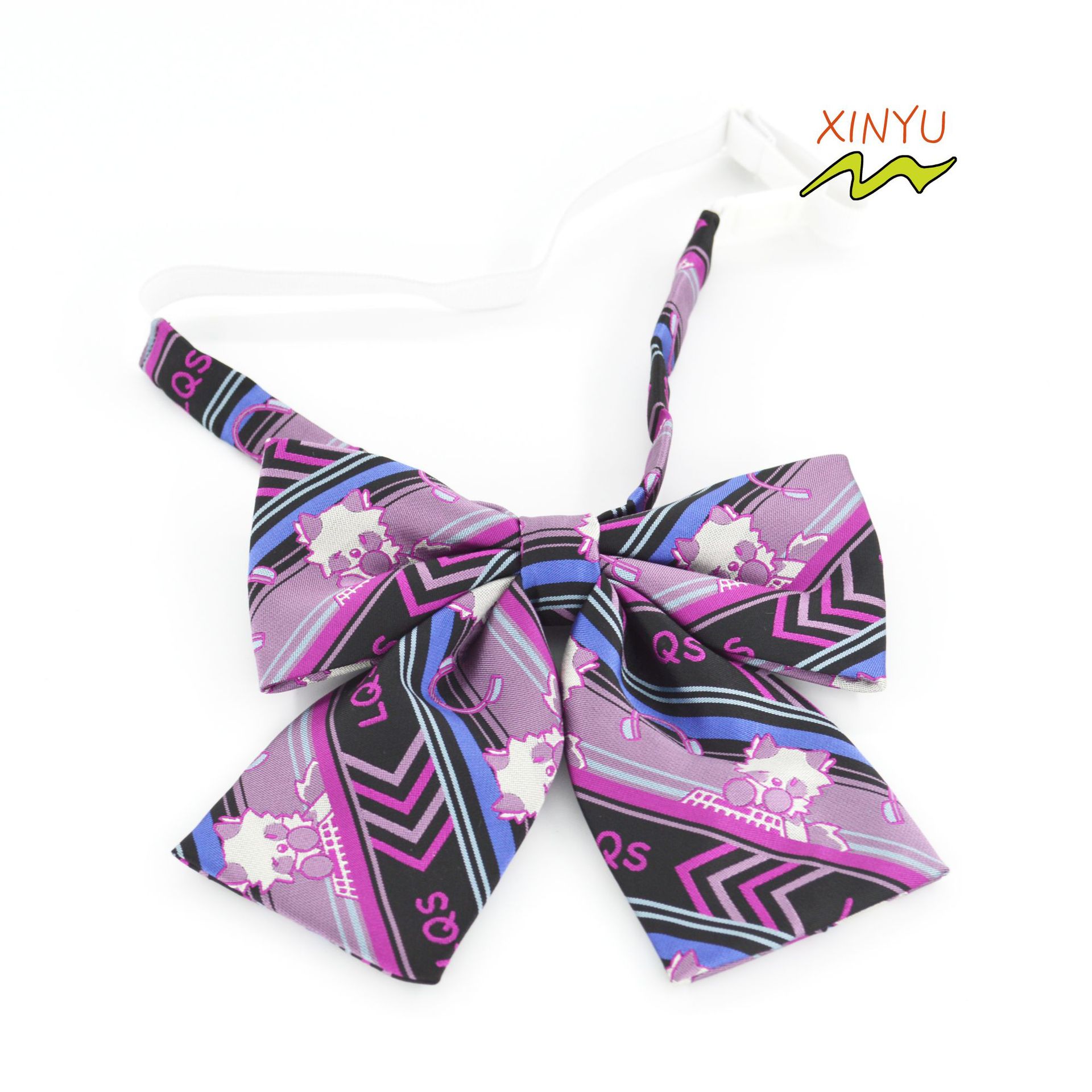 红色logo标记葫芦领结手打领结来图来样定制设计