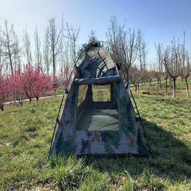 户外休闲登山单人帐篷01单兵帐篷雨衣式单兵帐篷睡具