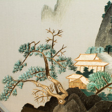 刺绣摆件苏州双面绣桌面摆件创意摆台绣美复古台屏中国风商务礼品