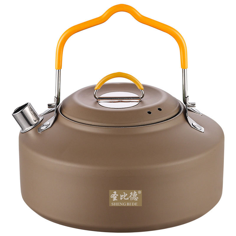 Cross-Border Amazon Outdoor Kettle Camping Camping Travel Outdoor Kettle Portable Tea Brewing Stainless Steel Outdoor Bottle