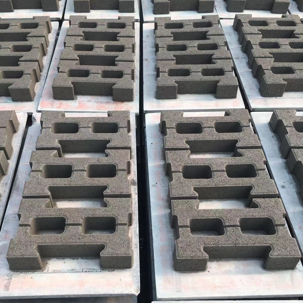 连锁挡砖水利工字护坡生态机制混凝土预制水泥土块砖河道实心块砖