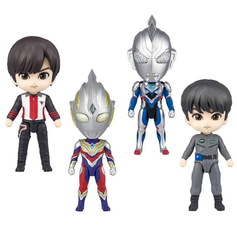 万代 奥特曼 mini 遥辉 泽塔 剑悟 特利迦 q版 可动成品手办-阿里巴巴