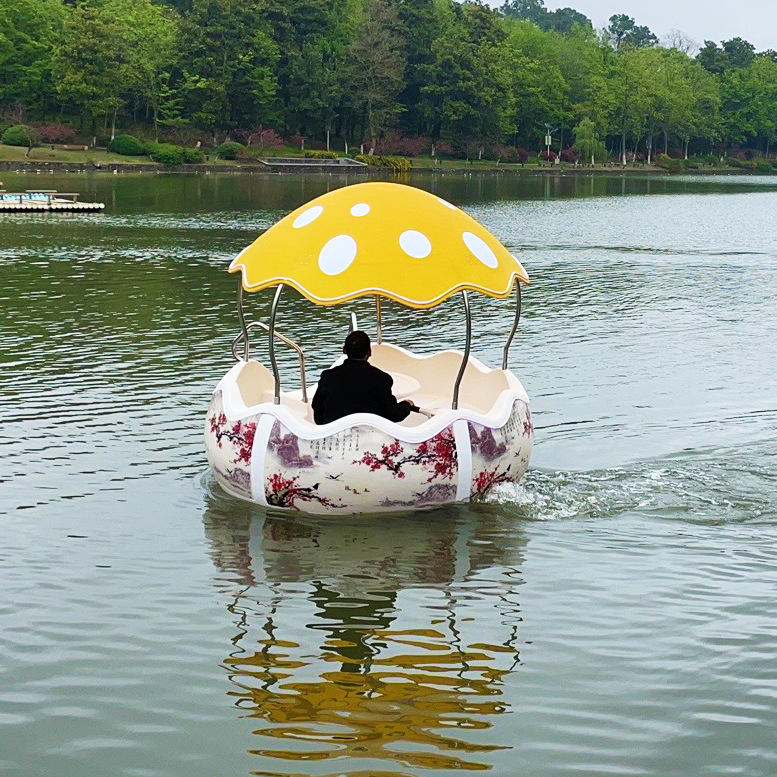 水上观光公园游船游乐设施户外公园湖泊游船网红电动船游船