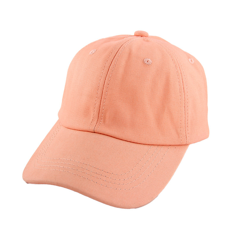 Korean Style Soft Peaked Cap Student Couple Candy Color Classic Sun-Proof All-Matching Simple Baseball Cap Men