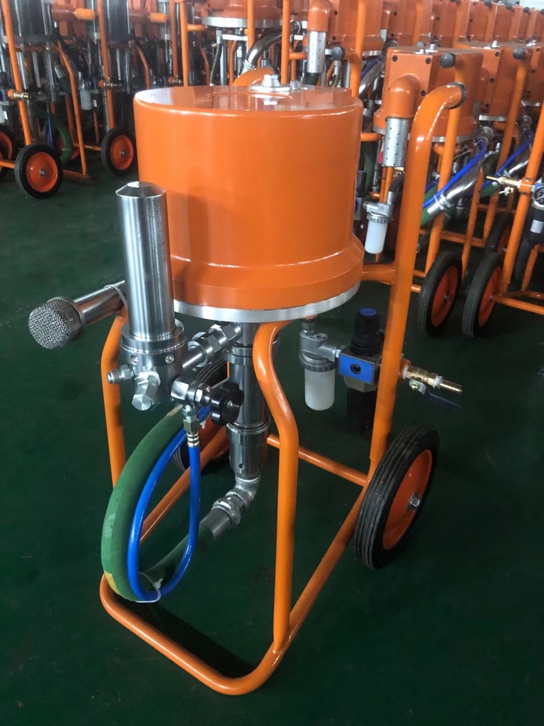 高压无气喷涂机管道内壁喷涂器钢管内孔喷油漆配套圆管内孔喷油器