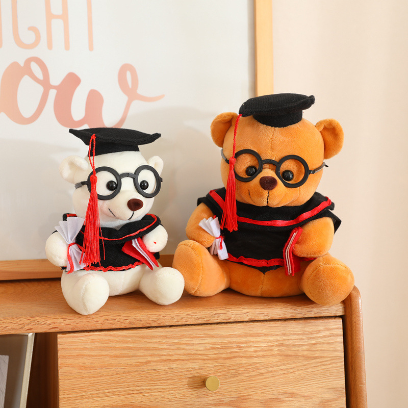 毛绒玩具博士熊公仔布娃娃毕业季学校活动生日儿童节婚庆礼物礼品