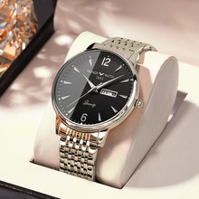 新款男士瑞士手表  时尚商务机械表潮流初高中学生防水防尘石英表