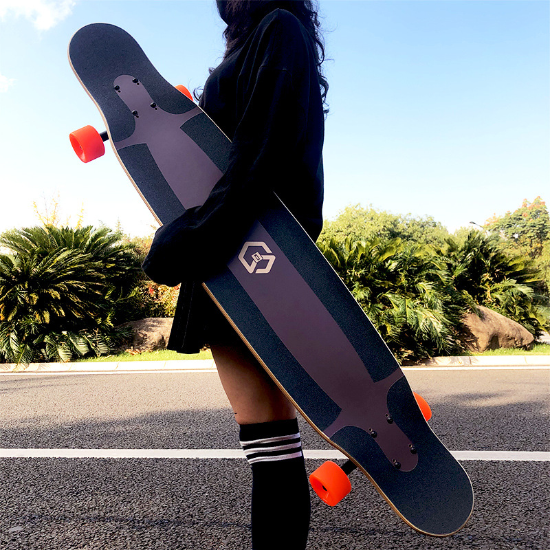 长板滑板女男生舞板专业初学生dancing全能平花四轮代步刷街