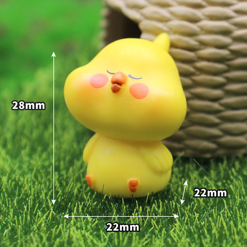 Micro Landscape Small Ornaments Cute Chicken Animal Landscaping Decoration Resin Crafts Home Decorations Wholesale