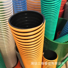 厂家批发通风吸尘管波纹塑筋管 排污耐温塑筋增强螺纹PVC塑筋软管