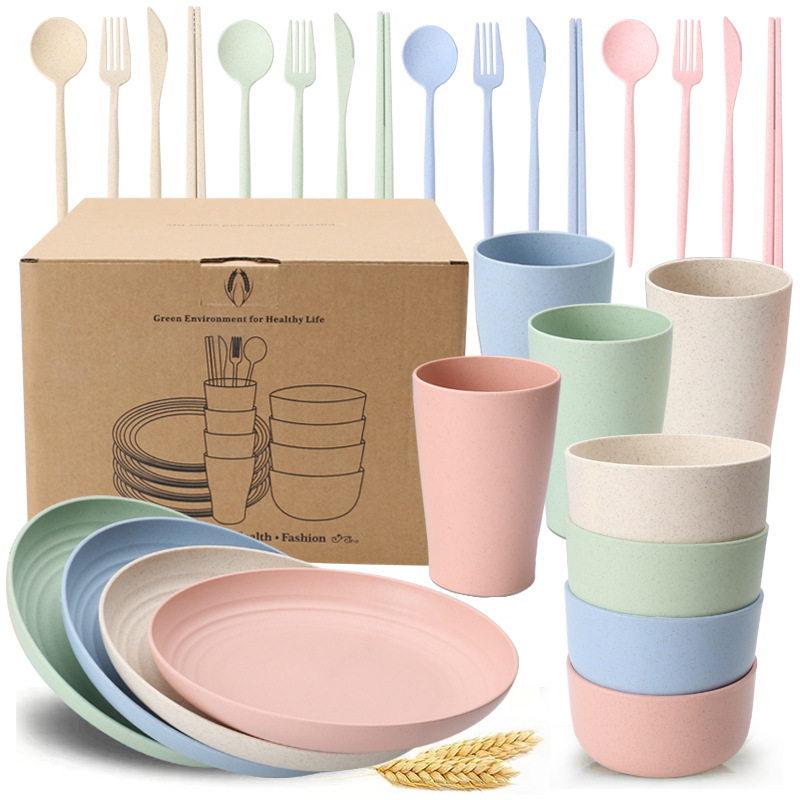 Wheat Straw Tableware Set