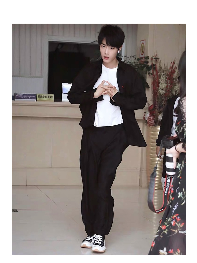 肖战同款鞋jw1970s联名厚底高帮帆布鞋女2022年新年小个子运动鞋