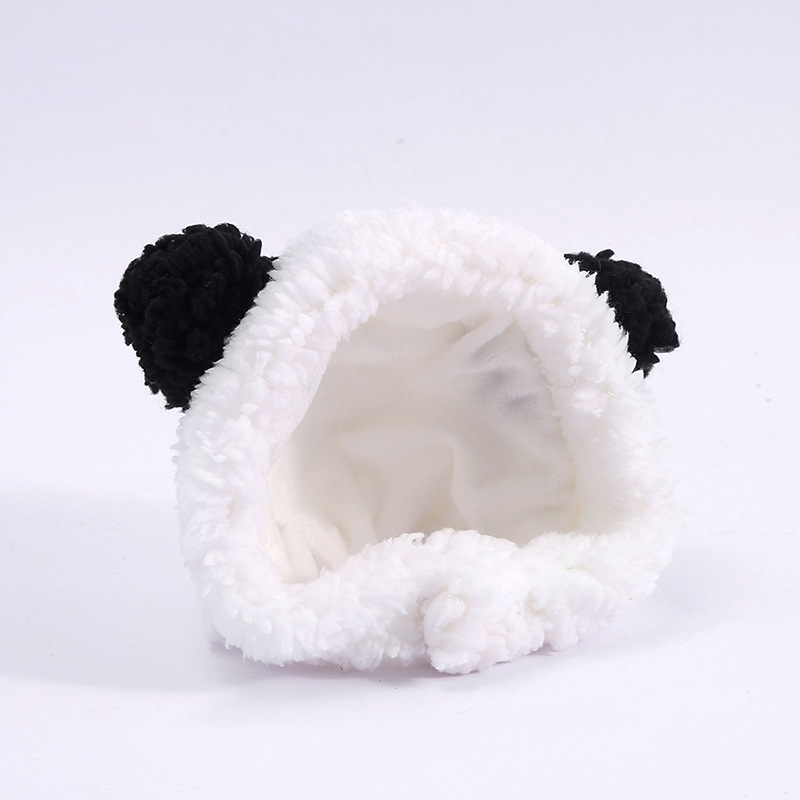 Fashion Panda Pet Head Cover Decoration Cute Pet Decorative Cap Mini Pet National Treasure Decorative Hat Wholesale