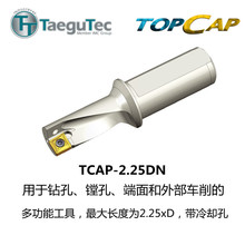 taegutec/特固多功能钻头TCAP 08L-2.25DN钻孔镗孔端面外圆车削