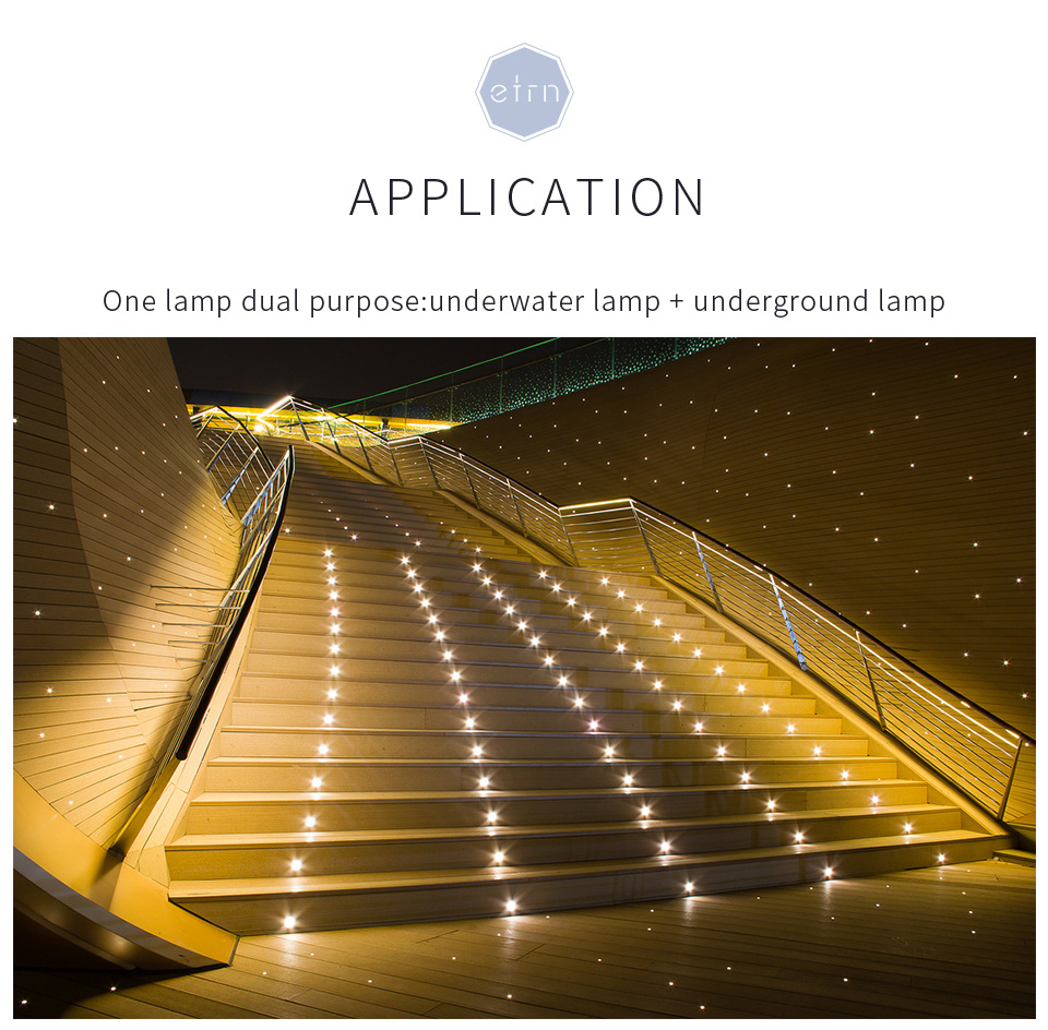 led迷你星星灯304不锈钢嵌入式小地埋水池台阶院庭公园户外防水灯