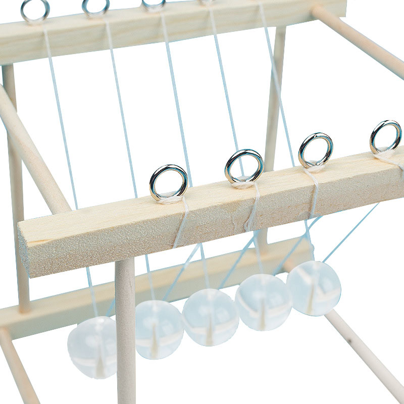 Newton's Cradle DIY Technology Five Balls Making Newton's Cradle Science and Education Energy Conservation Law