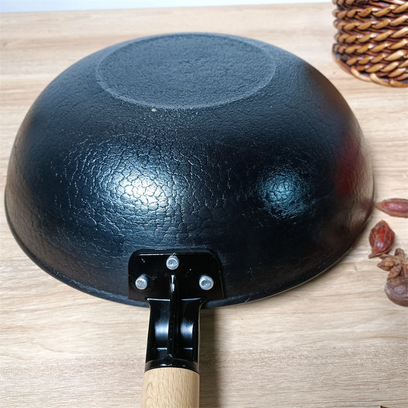 四川江油铁锅燃气灶生铁锅老式铁锅铸铁锅炒锅生铁炒菜