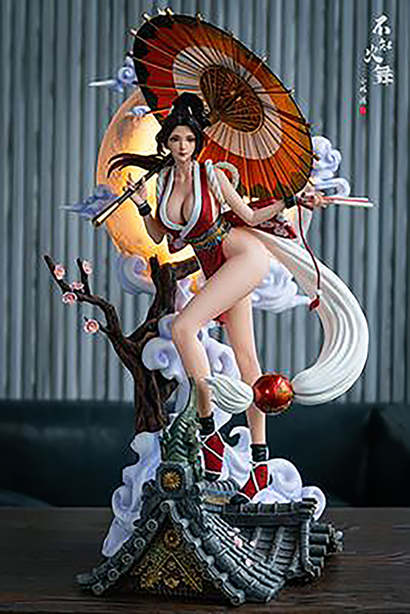 玩美工作室 不知火舞 拳皇1/4二次元游戏手办gk手办模型 雕像摆件