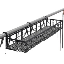 挂篮阳台花架置物架栏杆悬挂式窗台花架子花盆铁艺护栏挂架室内